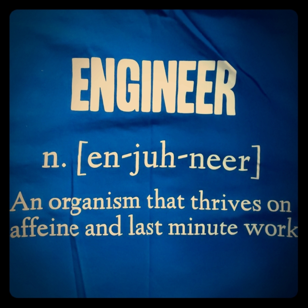 Blue Engineering t-shirt